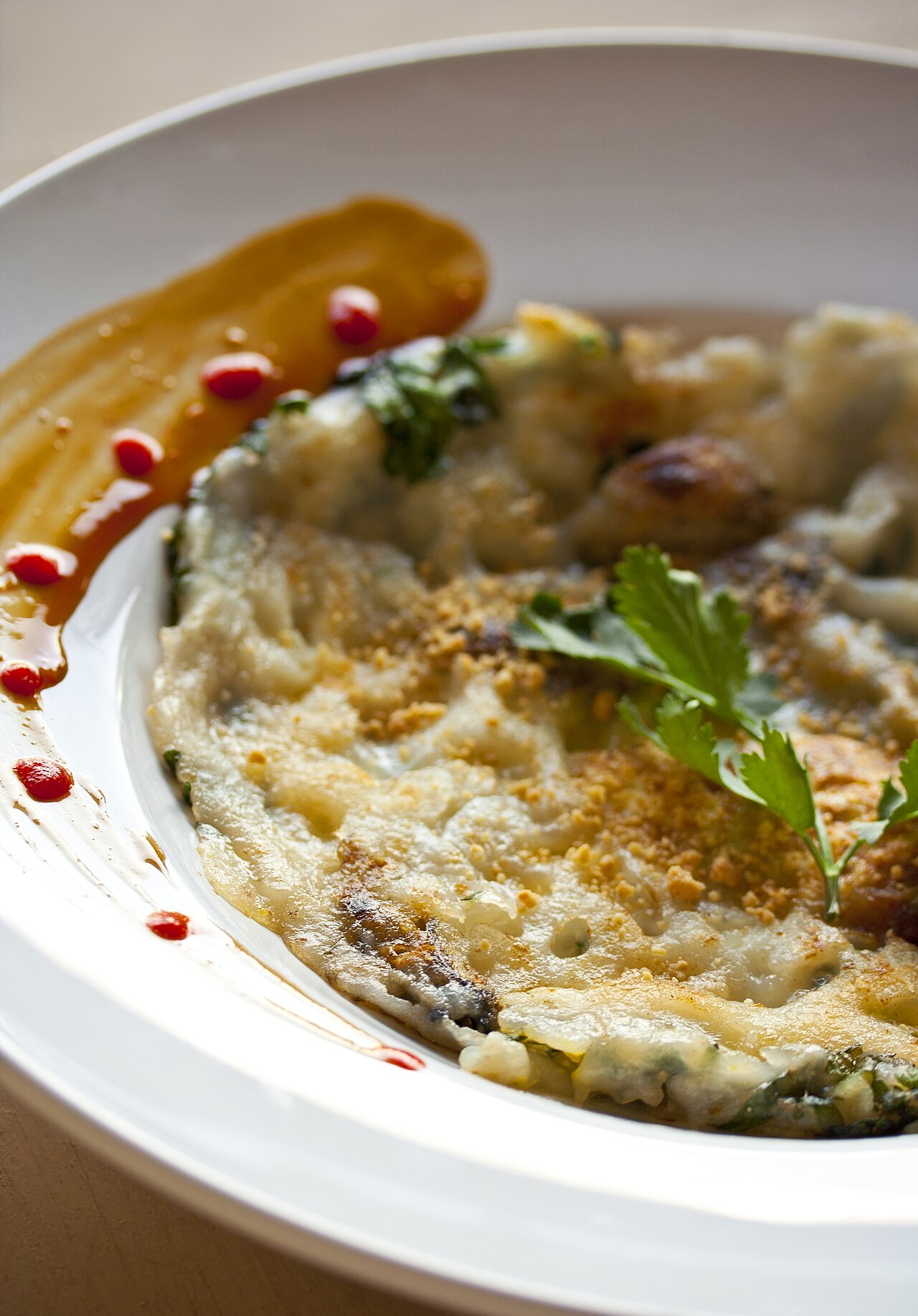 Oyster omelette